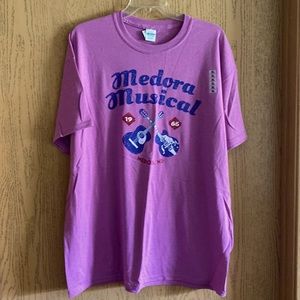 NWT Unisex Medora Musical T-Shirt, Size XL, 50%Cotton, 50%Polyester
